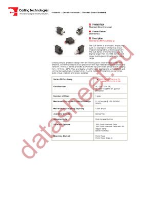 CLB-103-11A3N-BA datasheet  